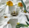 Vintage Diamond 'Crown' Brooch