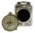 Vintage English Silver and Leather Cased Carriage Clock