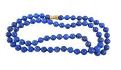 Vintage Lapis Lazuli Bead Necklace