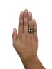 Vintage Onyx and Diamond Ring