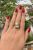 Vintage Opal and Diamond Ring