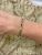 Vintage Peridot Amethyst and Topaz Bracelet
