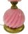 Vintage Pink Murano Glass Lamp