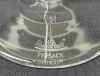 Vintage Rosenthal Crystal Versace “Medusa Lumiere” Wine Glasses In Cranberry