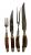 Vintage Sheffield Steel And Stag Handled Steak Set