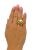 Vintage South Sea Pearl Diamond Emerald Ring