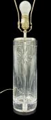 Vintage Stuart Crystal Table Lamp, Made In England 