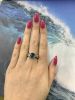 Vintage Topaz and Diamond Ring