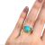 Vintage Turquoise Solitaire Hand Ring