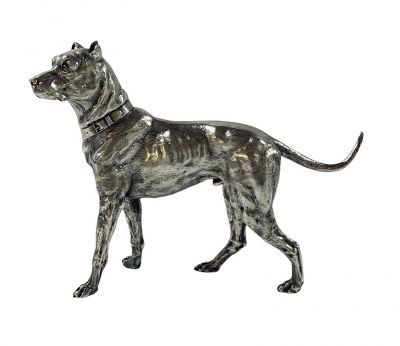 WMF Silver Plate Model Of A Dog, circa 1910-25