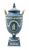 Wedgwood Jasperware Covered Urn In Blue And Cream, circa 1967