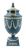Wedgwood Jasperware Covered Urn In Blue And Cream, circa 1967