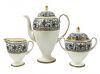 Wedgwood “Florentine Black” Bone China Coffee Service For 14