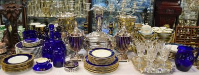 Antique & Vintage Colbalt Blue Display