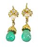 Vintage Emerald Earrings