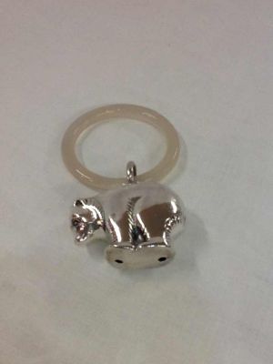 Vintage Birks Bear Teething Ring