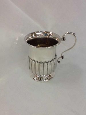 English Silver Christening Cup