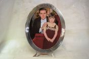 Birks Sterling Silver Oval Picture Frame
