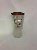 Silver Owl Beaker
