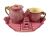 Royal Winton Pink Earthenware Breakfast Set