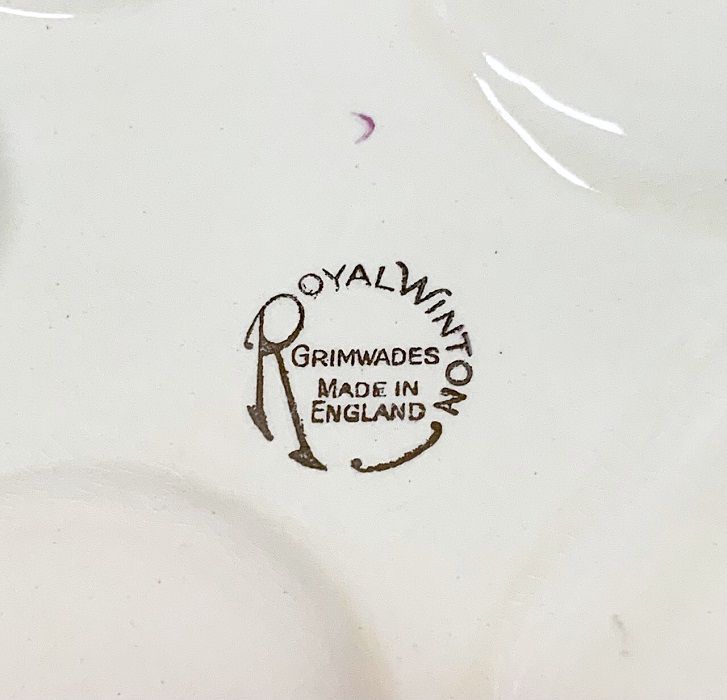 Royal Winton Pink Earthenware Breakfast Set | Cynthia Findlay Fine
