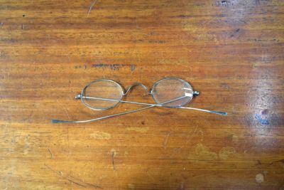 Steel Rimmed Eye Glasses