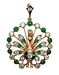 Vintage Emerald Pendants