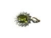 Vintage Alexandrite (Chrysoberyl) and Diamond Brooch Pendant