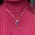 Amethyst and Diamond Pendant