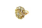 Vintage Diamond Cluster Ring