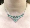 Emerald and Diamond Necklace