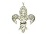 Diamond Fleur De Lis Pendant