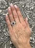 Art Deco Style Sapphire and Diamond Ring