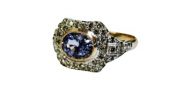 Edwardian Inspired Sapphire and Diamond Ring