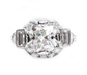 Art Deco Diamond Engagement Ring