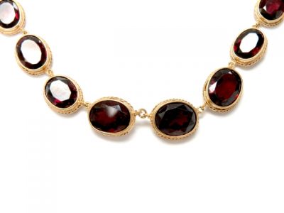 Antique Garnet Necklace