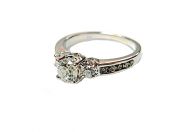 Art Deco Inspired Diamond Engagement Ring
