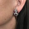 Art Deco Ruby and Diamond Earrings