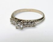 Modern Diamond Engagement Ring