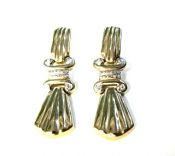 Retro Diamond Drop Earrings
