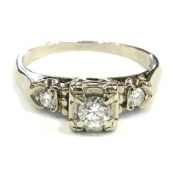 Vintage Diamond Engagement Ring