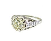 Art Deco Diamond Engagement Ring