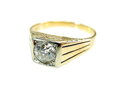 Art Deco Diamond Solitaire Ring