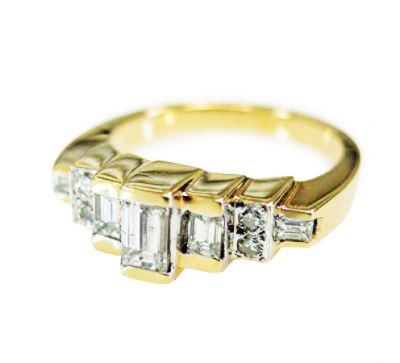 Art Deco Inspired Diamond Ring