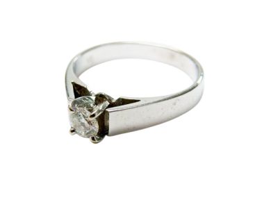 Vintage .27ct Diamond 14kt Solitaire Engagement Ring