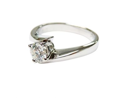 Vintage .55ct Diamond 14kt Solitaire Engagement Ring