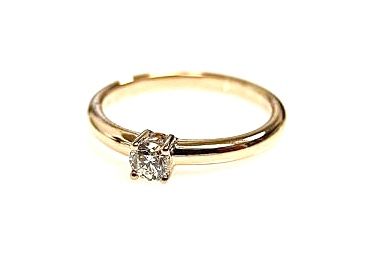 Modern Diamond Solitaire Engagement Ring