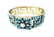 Victorian Turquoise and Pearl Bracelet
