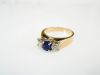 Vintage 0.60ct. Sapphire and Diamond 14kt Engagement Ring