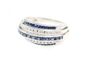 Vintage Sapphire and Diamond Ring
